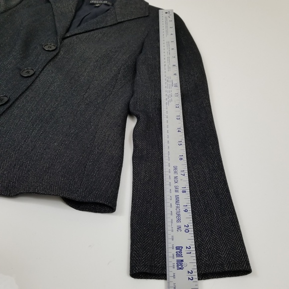 Lafayette 148 Blazer Jacket Herringbone Tweed D3 - Picture 8 of 8